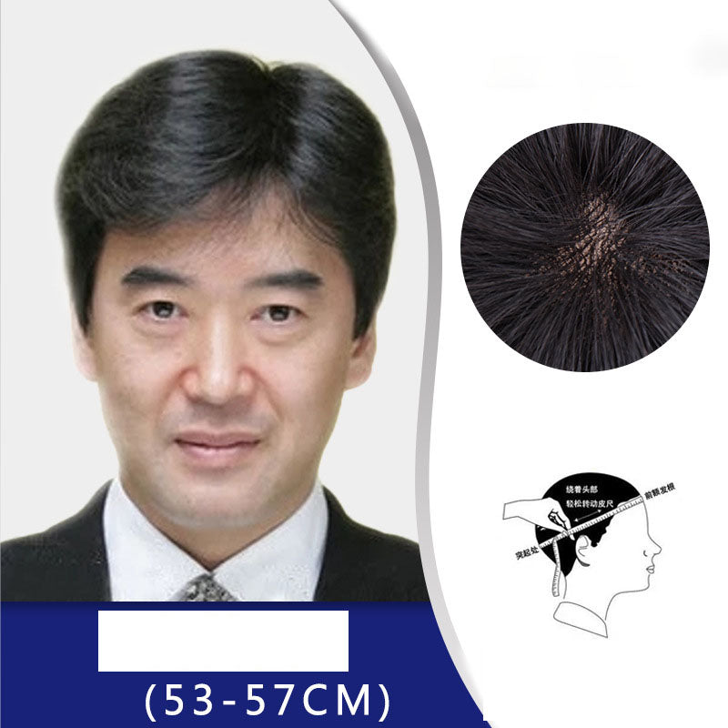 Perruque réaliste de vrais cheveux de Shin Abe