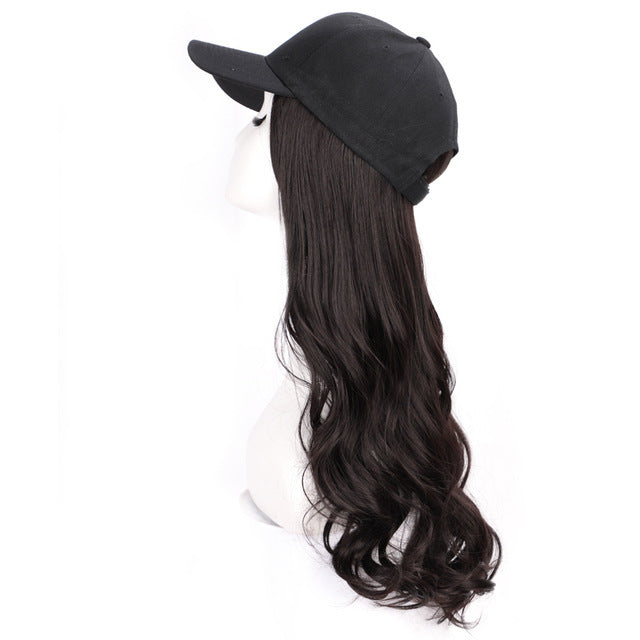 Wig Female Baseball Cap Wig