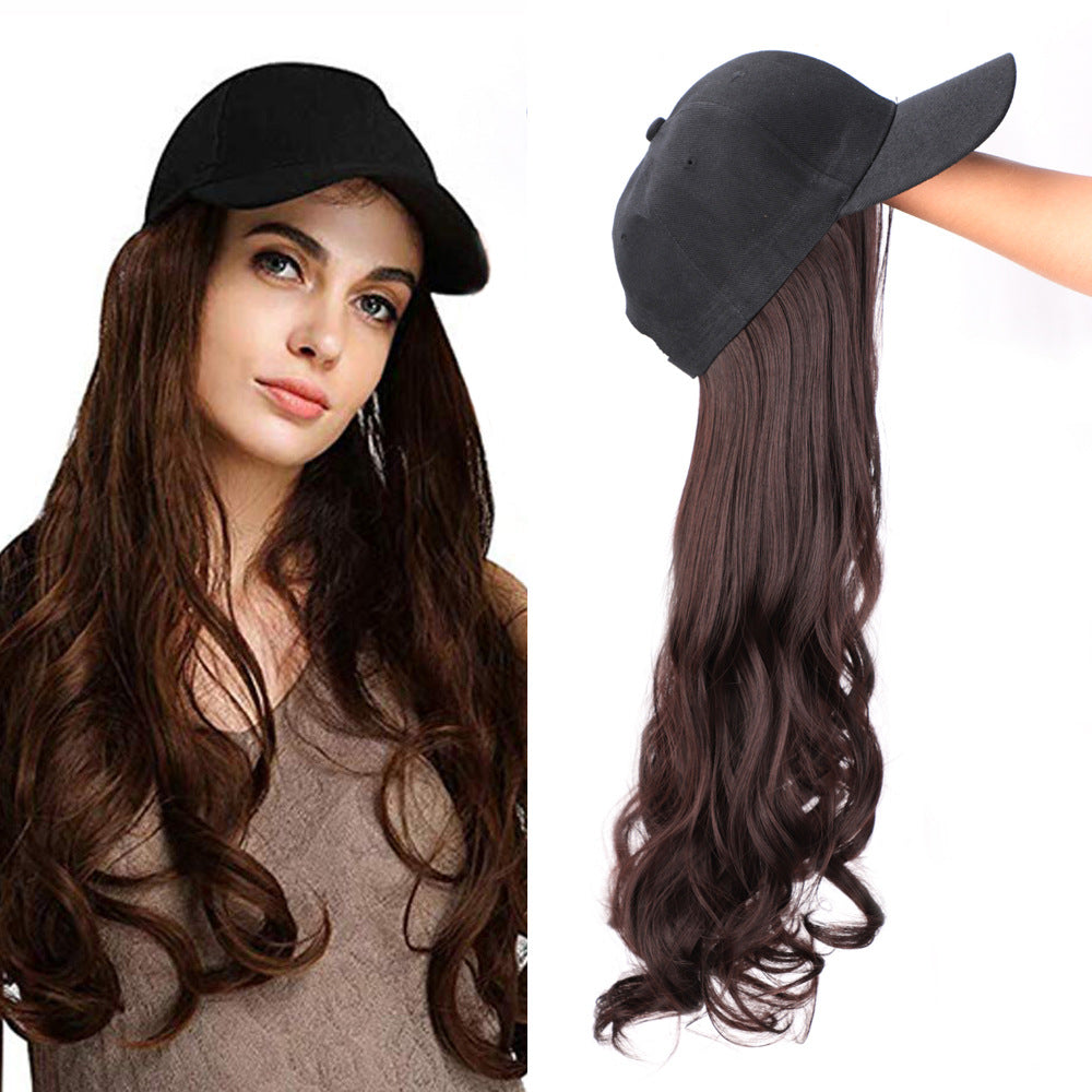 Wig Female Baseball Cap Wig