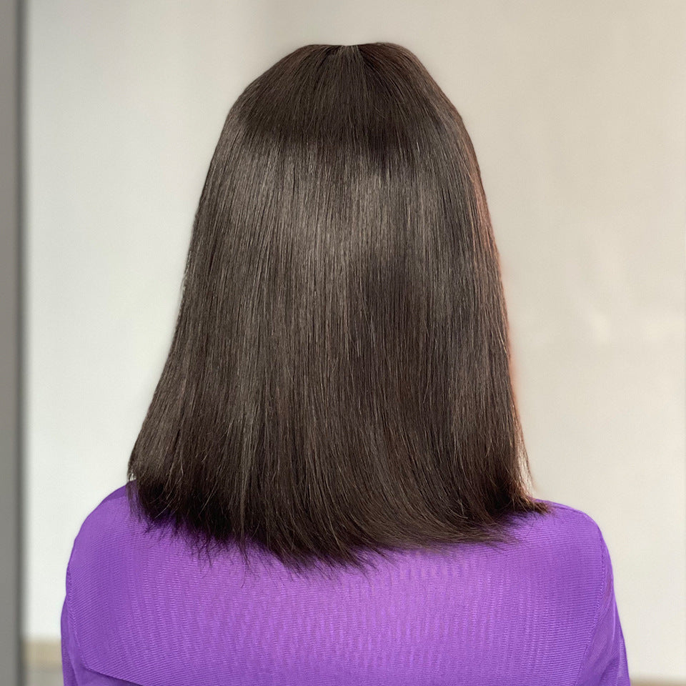 Rambut Palsu Renda Rambut Manusia Su Bob