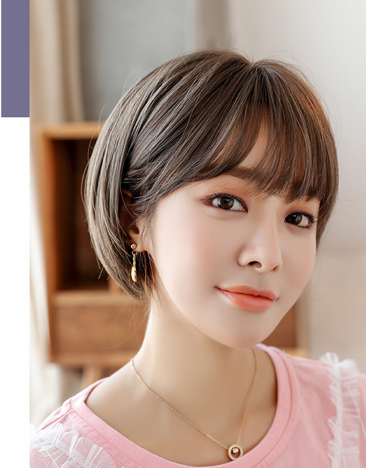 K-Pop Superstar Style Asian Inspired Female Short Hair Wig