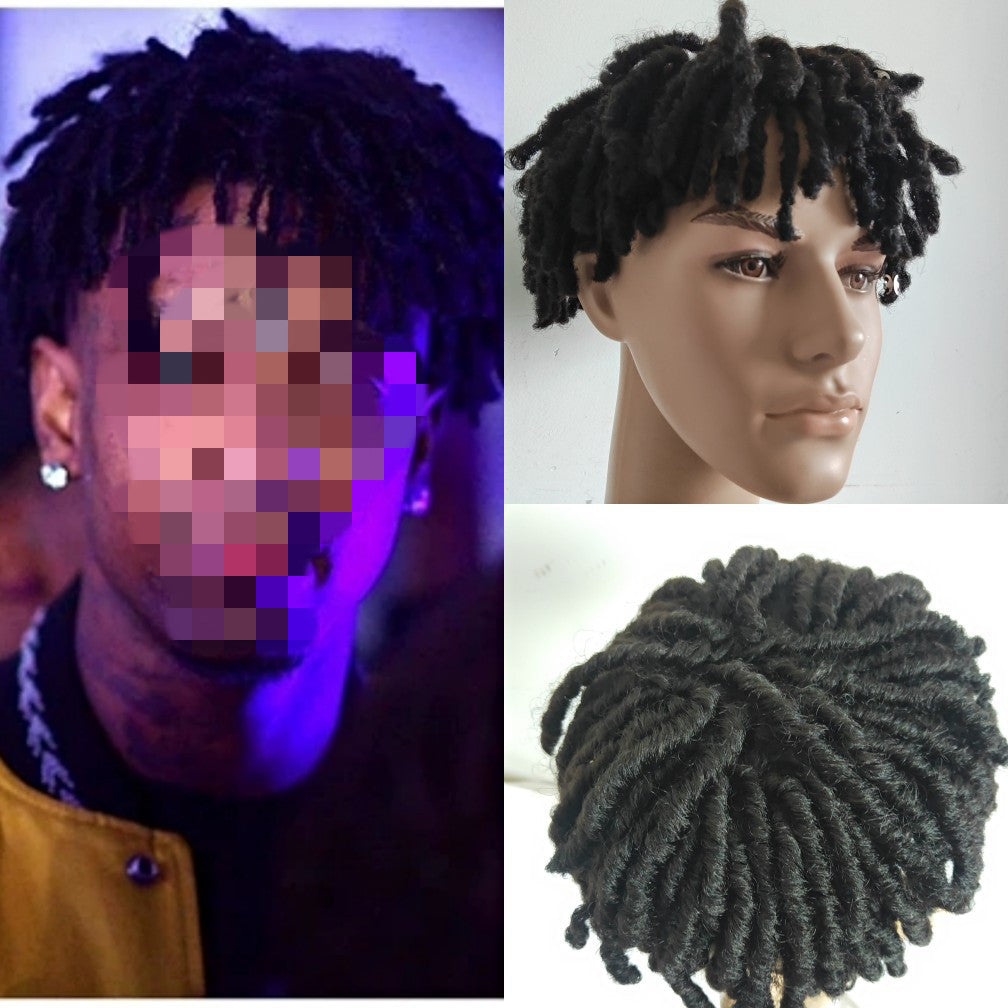 Perruque Dreadlocks Perm Cheveux Noirs JJ