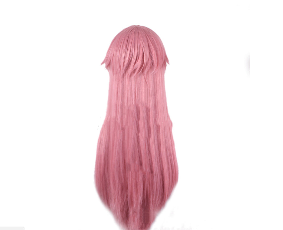 Perruque de cheveux cosplay longue colorée Sakura