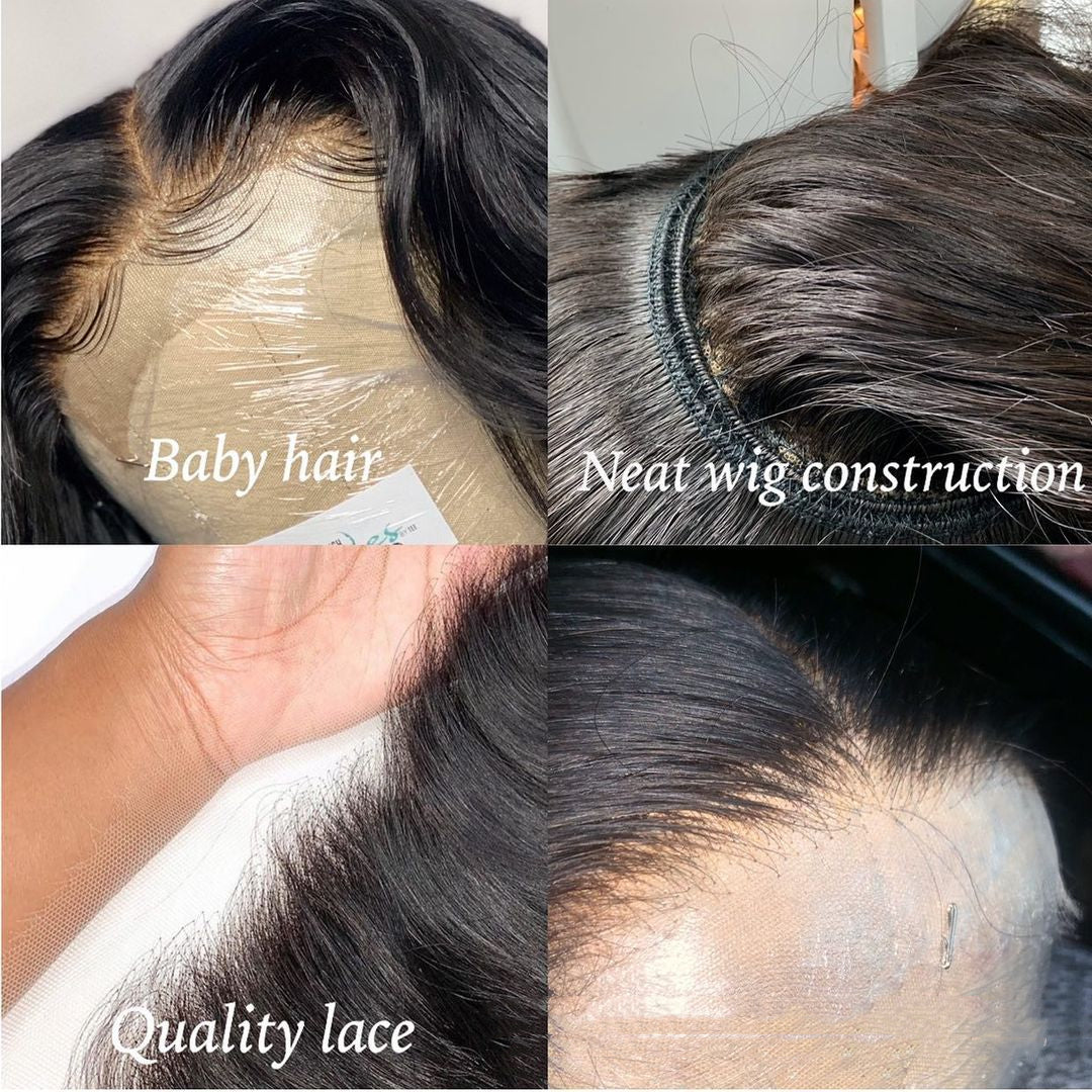 Premium Real Hair Lace Front Wigs