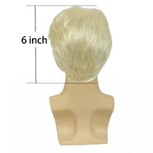 Blonde Men's Natural Wig