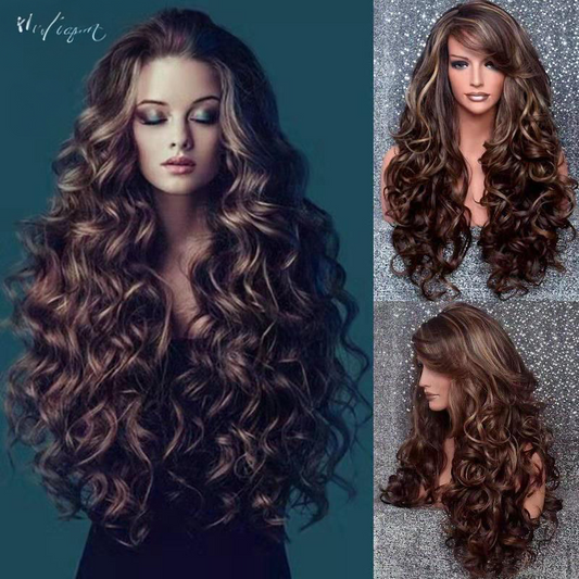 Diane Curly Wave Rose Net Wig