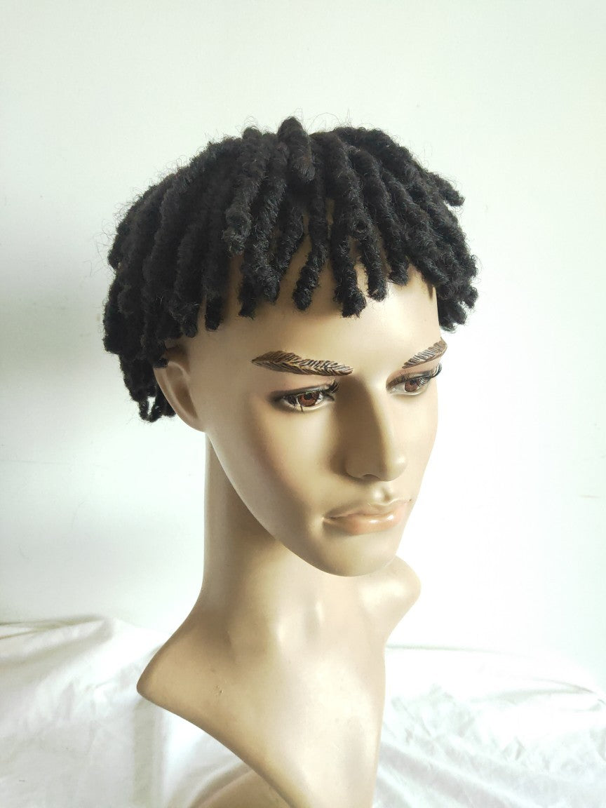 Perruque Dreadlocks Perm Cheveux Noirs JJ