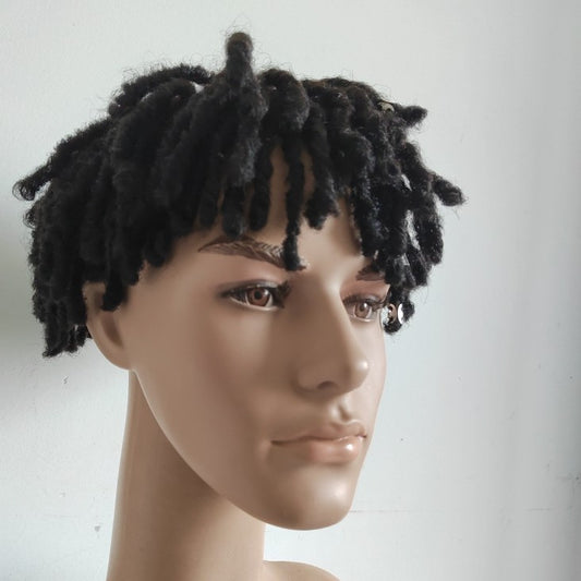 JJ Black Hair Perm Dreadlocks Wig