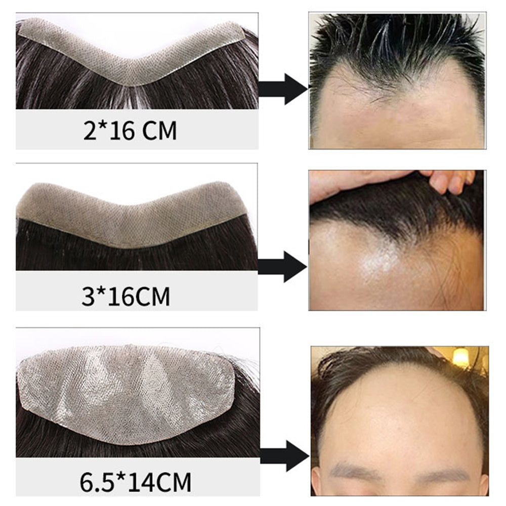 Hairline Men's Front Hair Wig | Natural-Looking Hair Wig |